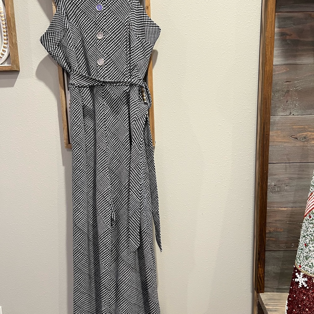 Kate And Lily Black Belted Waist Jumpsuit